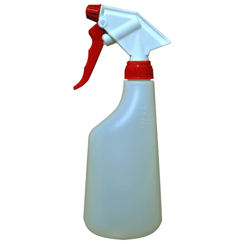 FLACON PISTOLET PULVERISATEUR GACHETTE ROUGE 600ML